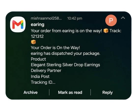 Shipping update